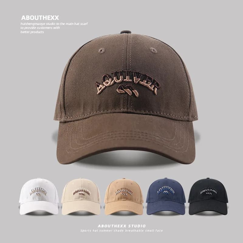 Hat Female Spring and Autumn Cap Male Shade Hat Outdoor Sunscreen Shade Sun Hat Student Couple Versatile Baseball Cap