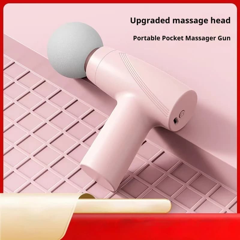 Mini Pistola Massaggiante a Vibrazione Portatile, Leggera e Pratica, Regalo Ideale per Uomini e Donne, per Fitness e Uso Quotidiano
