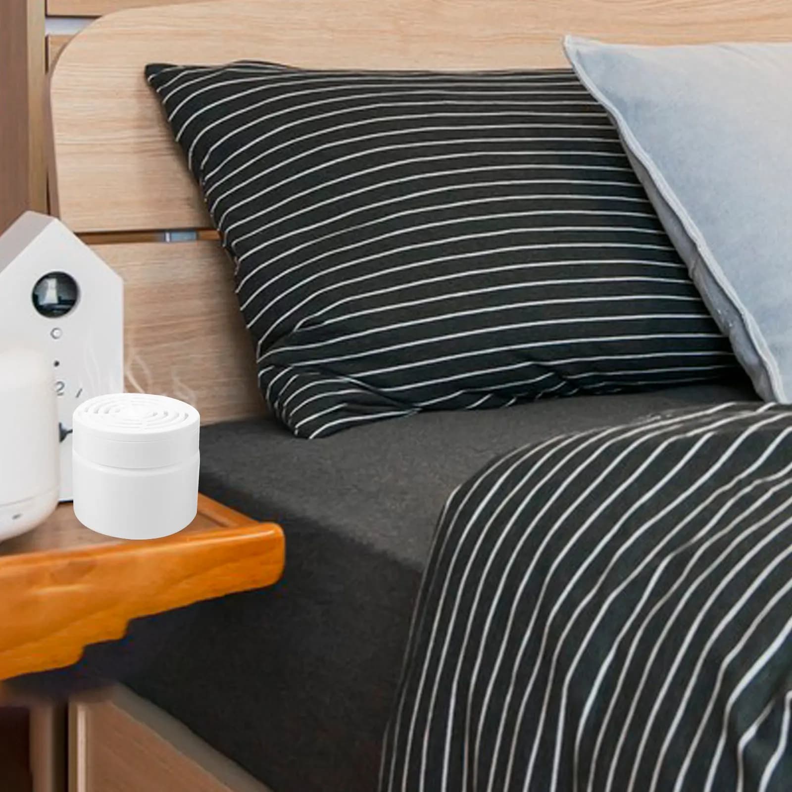 10 Pezzi Scatole Portatili in Plastica Cava per Deodorante, Ricaricabili, per Rimuovere gli Odori in Camera da Letto, Bagno, Auto, Armadio e Guardaroba