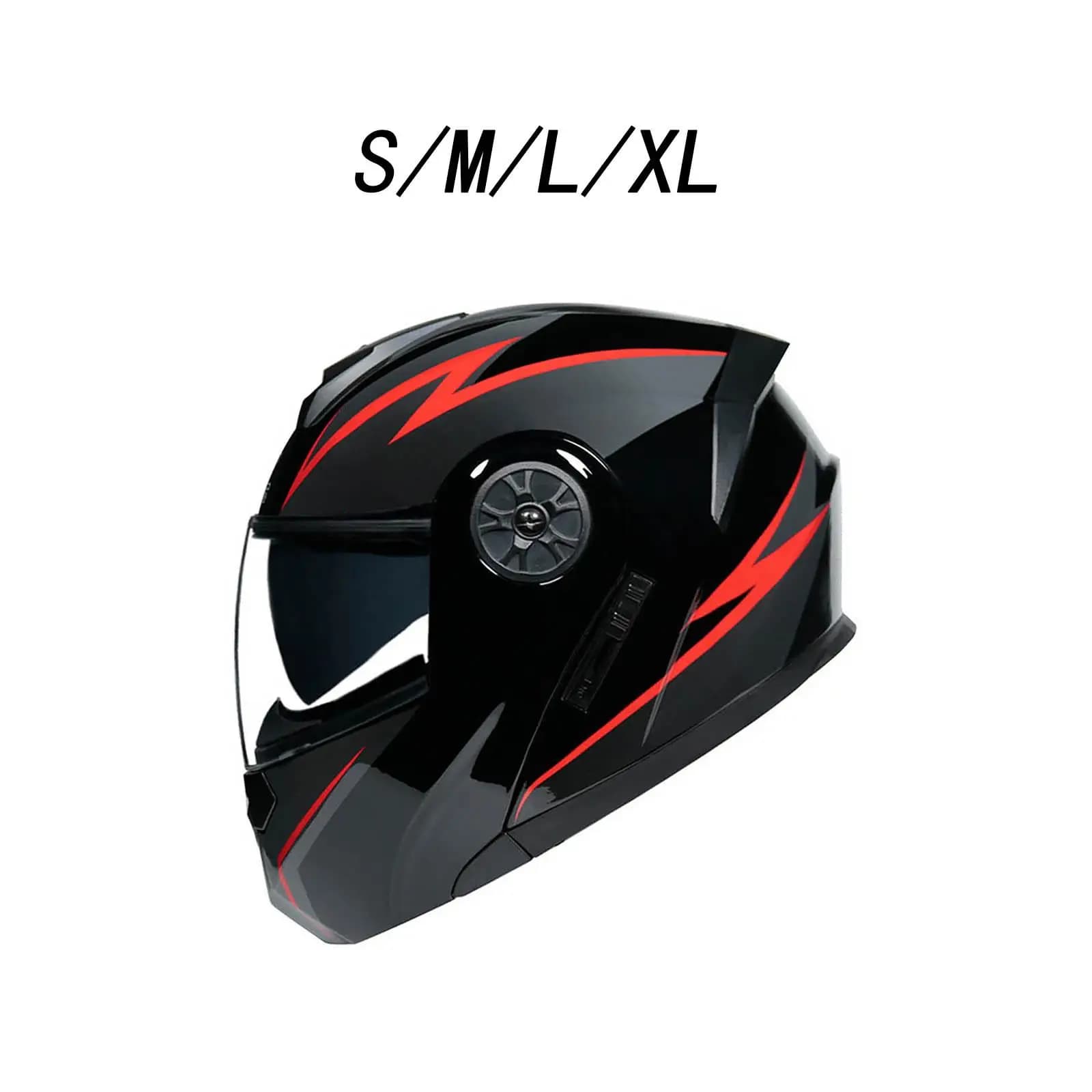 Casco per bici elettrica con doppia lente, casco integrale per ciclismo