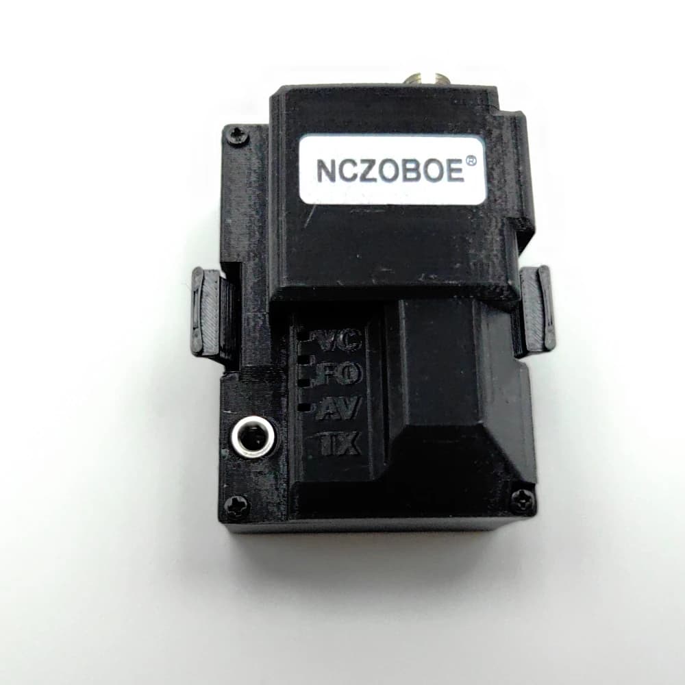 NCZOBOE Modulo ricetrasmettitore ottico TTL Sky/Wround End 20KM 40KM 60KM Interfaccia FC RX/TX/AV/VCC/GND per droni da TTL a fibra ottica