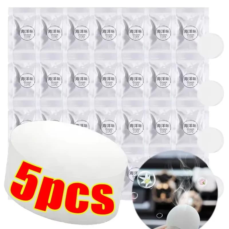 5/10 Pezzi di Ricambio per Deodorante Auto, Riempiti con Profumo Solido, Diffusore di Profumo per Bocchette dell'Aria, Purificatore d'Aria Supplementare