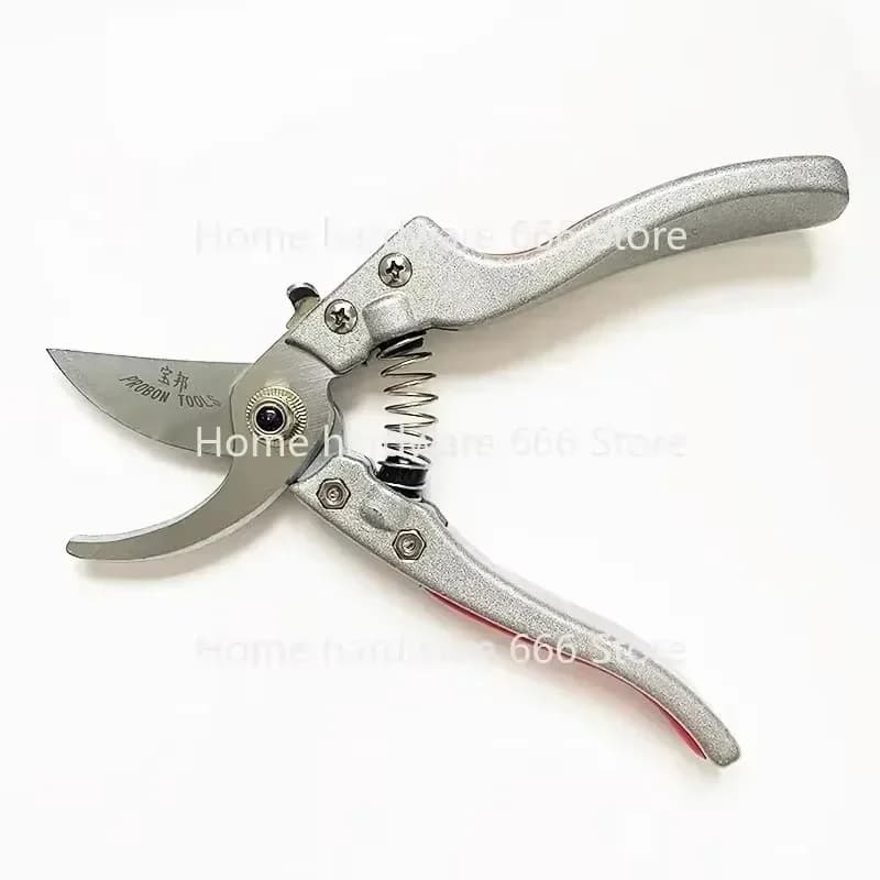 Power Scissors with Rubber Grip, for Fruit Tree Potting, Garden Scissors, Flower Coppers, Fruit Trees