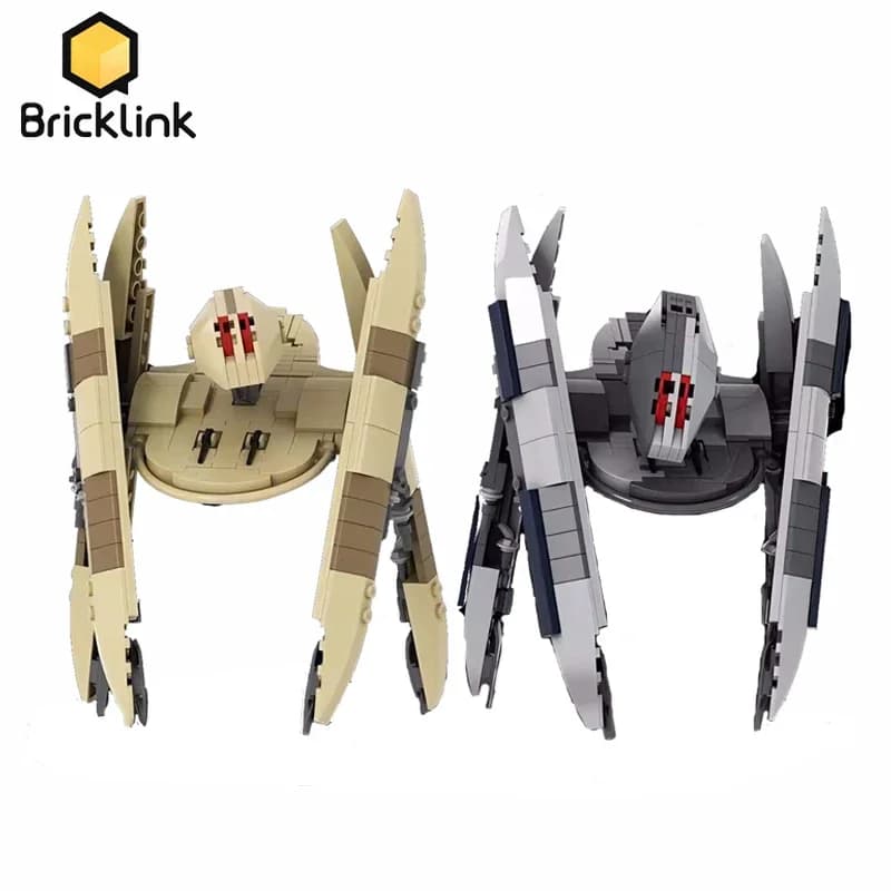 Bricklink Star Movie Vulture Droid Starfighters MOC Robot tecnico Figure Astronave Building Blocks Giocattoli per bambini Regalo