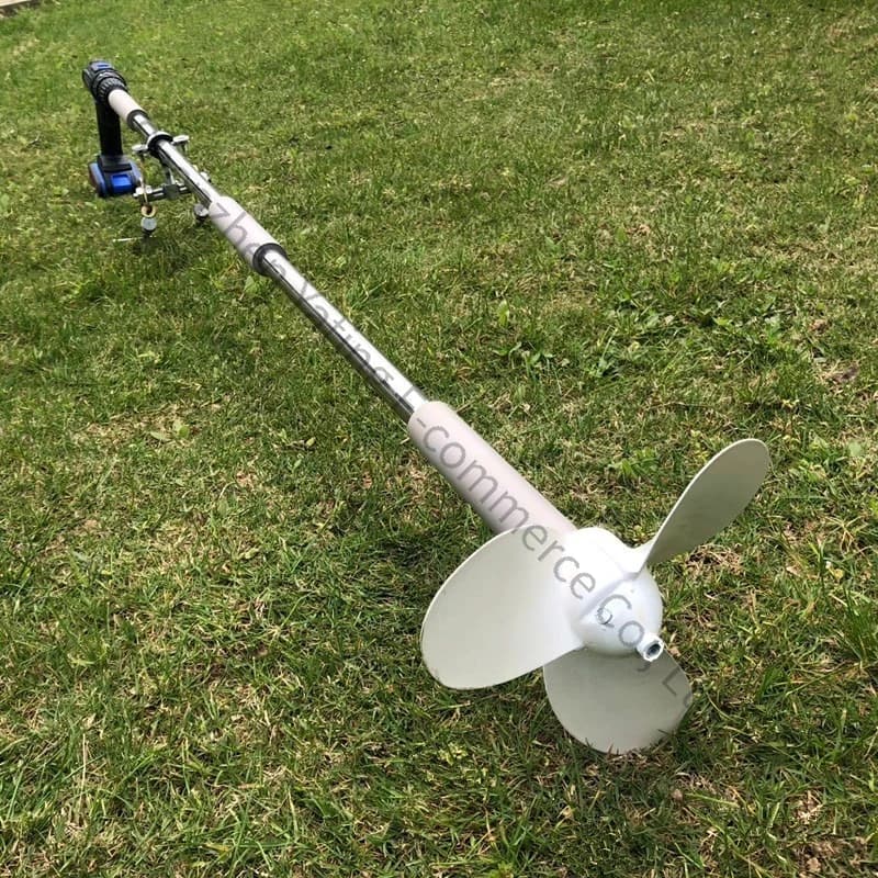 Thruster Outboard Electric Paddle Rubber Boat Motor Handheld Propeller Kayak Inflatable Marine Paddling Machine