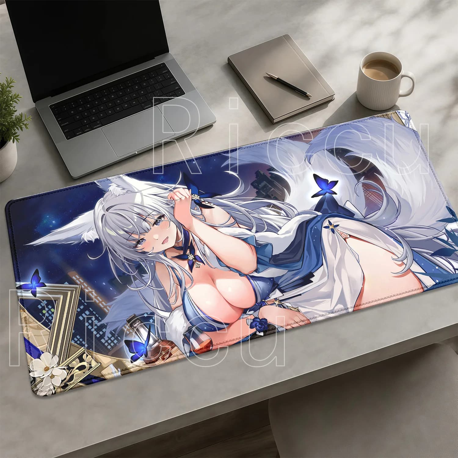Shinano Musashi Azur Lane Anime Kawaii Girl Mouse Pad HD Printing Gaming Offices Overlock Mousepad Rubber Non-slip XXL Desk Mat
