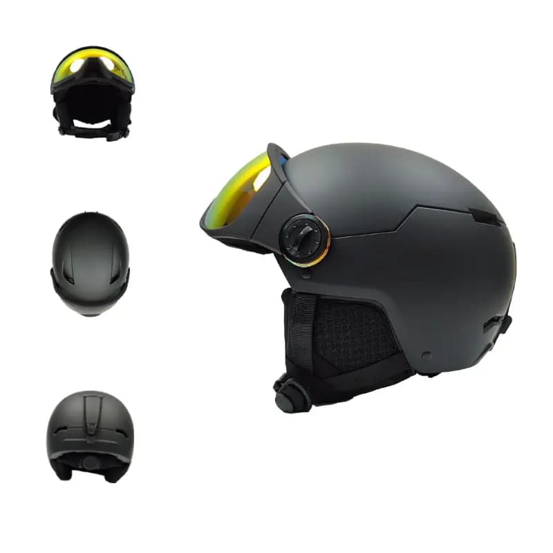 Ski helmet with goggle mount Visible safety helmet Premium comfort ski helmet