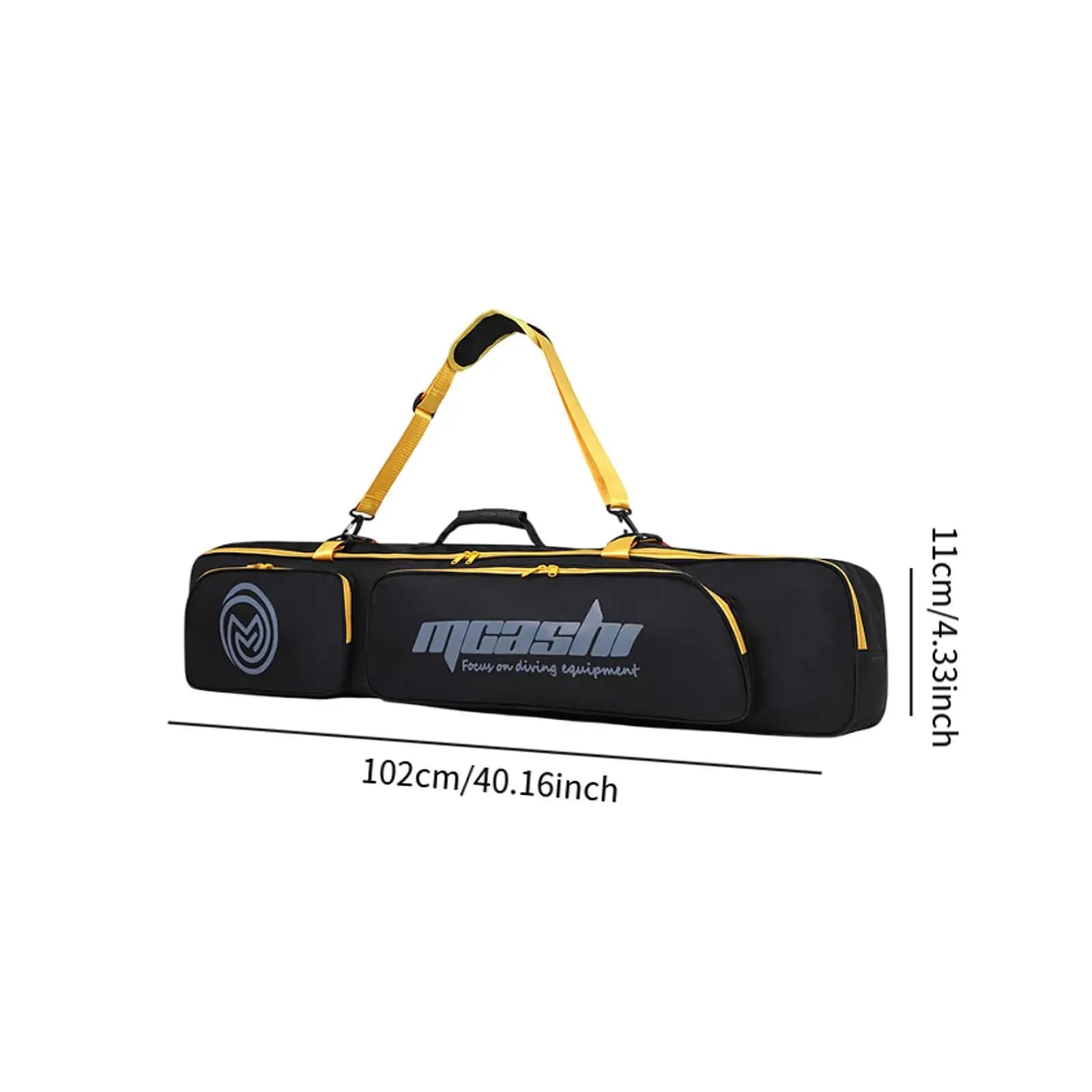 Lunghe Pine Bag with Adjustable Shoulder, Underwater Equipment Bag, Snorkeling and Underwater Fishing Bag, Easy to Transport