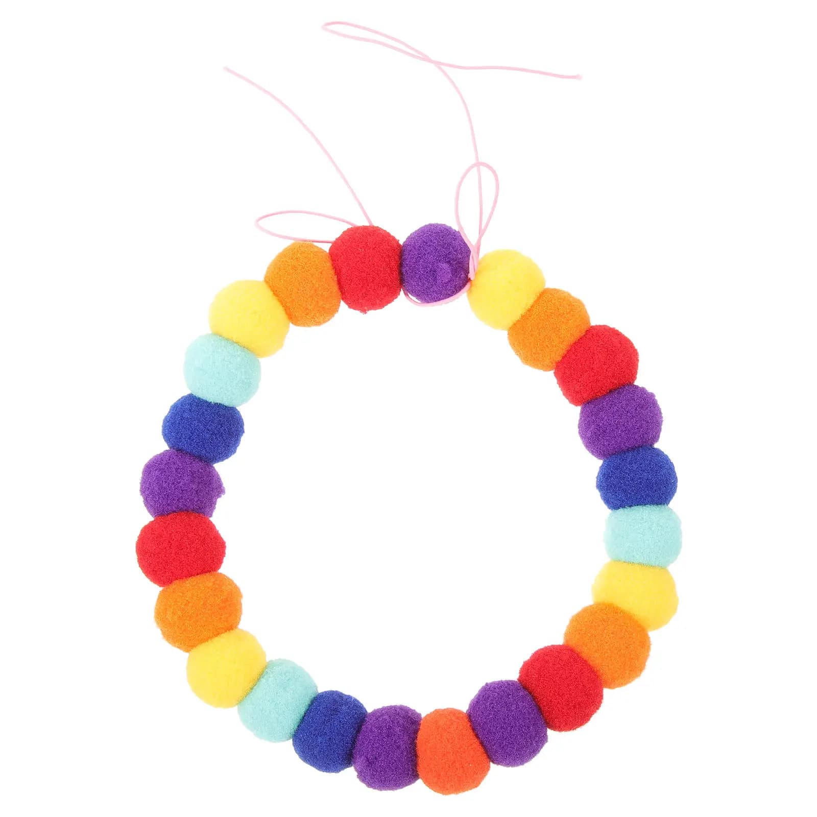 Collare per Cani Regolabile con Pompon, Collare alla Moda per Cuccioli, Collana per Animali Domestici Leggera e Delicata sulla Pelle, Cravatta per Cani