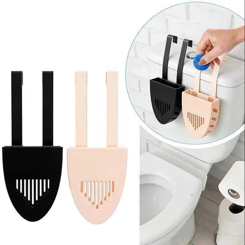 Supporto per Pastiglie Detergenti Antiscivolo per Cassetta WC, con Design a Sospensione e Acceleratore di Dissoluzione, per Bagno, Dormitorio o Pulizia Domestica