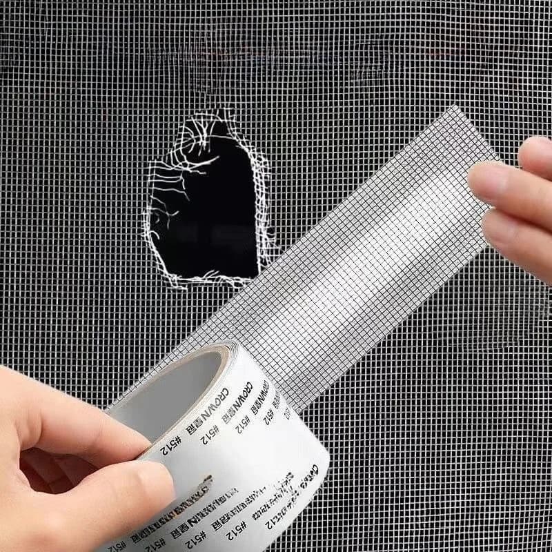 Nastro di riparazione per schermo per finestra impermeabile Porta finestra Fix Patch per rete autoadesiva Anti-insetto Mosquito Mesh Fori rotti Bastone di riparazione