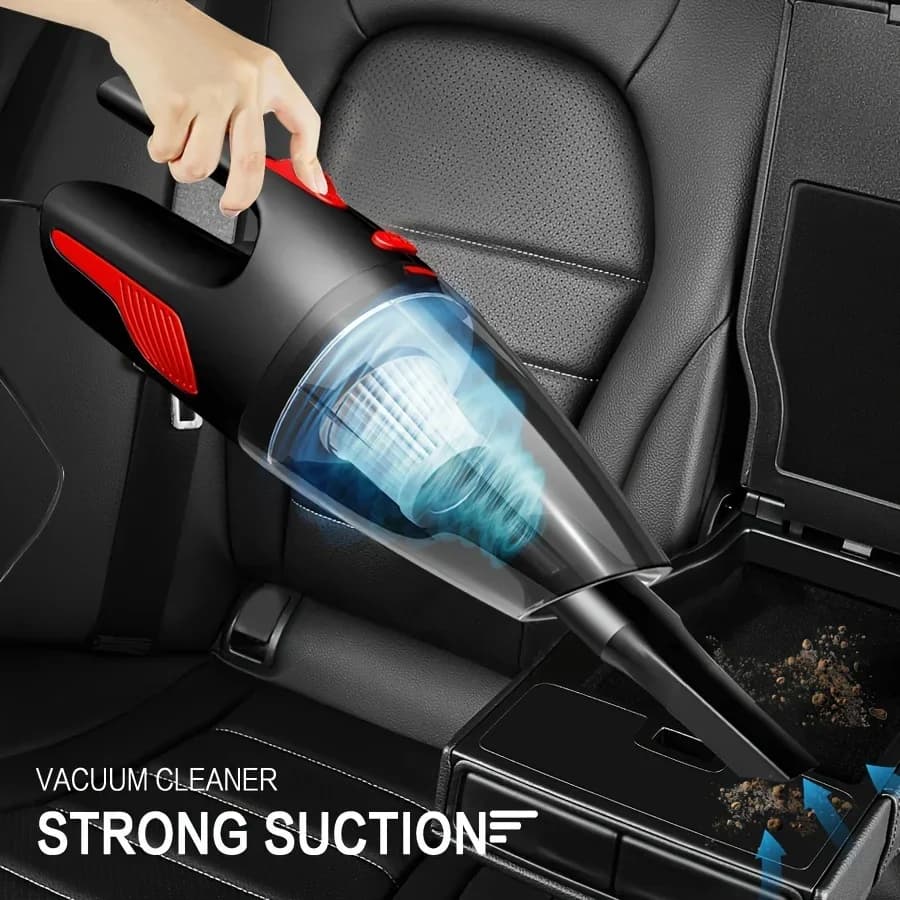 Aspirapolvere senza fili con ricarica USB Aspirapolvere portatile potente senza fili Aspirapolvere portatile per auto Elettrodomestico a doppio uso