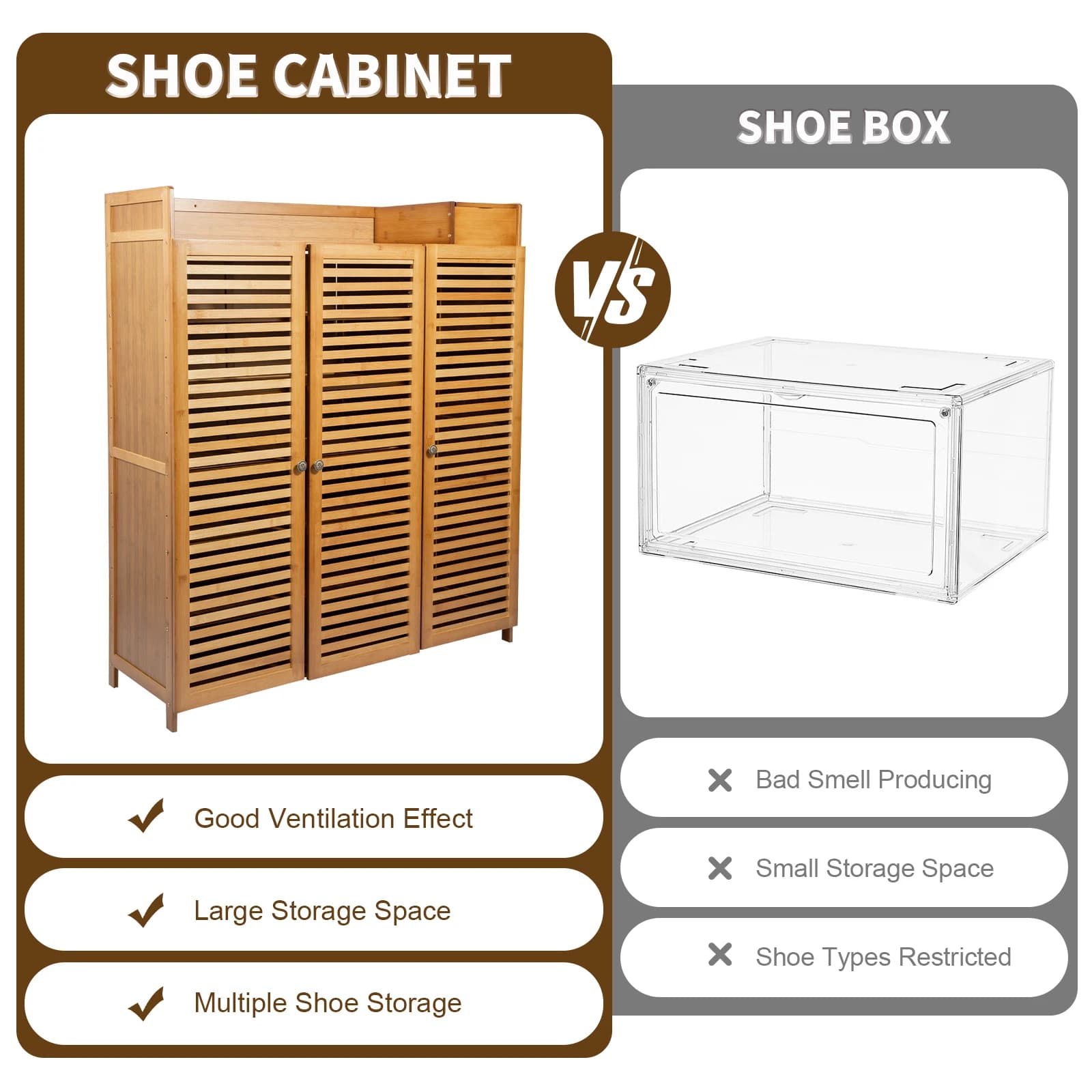 Scarpiera con ante: elegante contenitore per scarpe sportive, tacchi e stivali, organizzare il tuo spazio e migliorare l'arredamento della casa