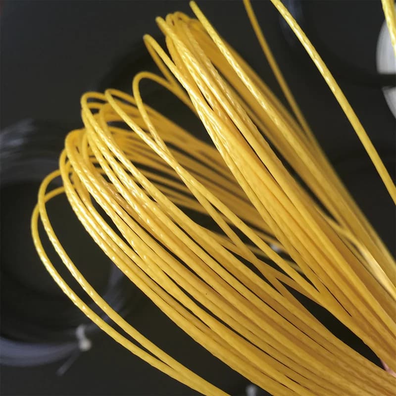 professional tennis rope power 1.25 mm tennis rope 200 m polyester reel rope for tennis racket