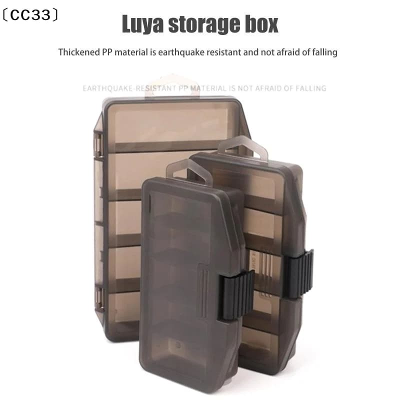 Scatola Portatile per Attrezzatura da Pesca, Contenitore per Accessori, Ami, Esche e Artificiali, Articoli per la Pesca alla Carpa〔CC33〕