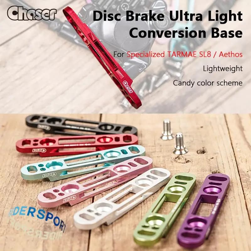 Supporto di conversione ultraleggero per freno a disco per bicicletta Chaser per supporto freno anteriore Shimano/SRAM 160 disco per SPECIALIZED SL8/Aethos