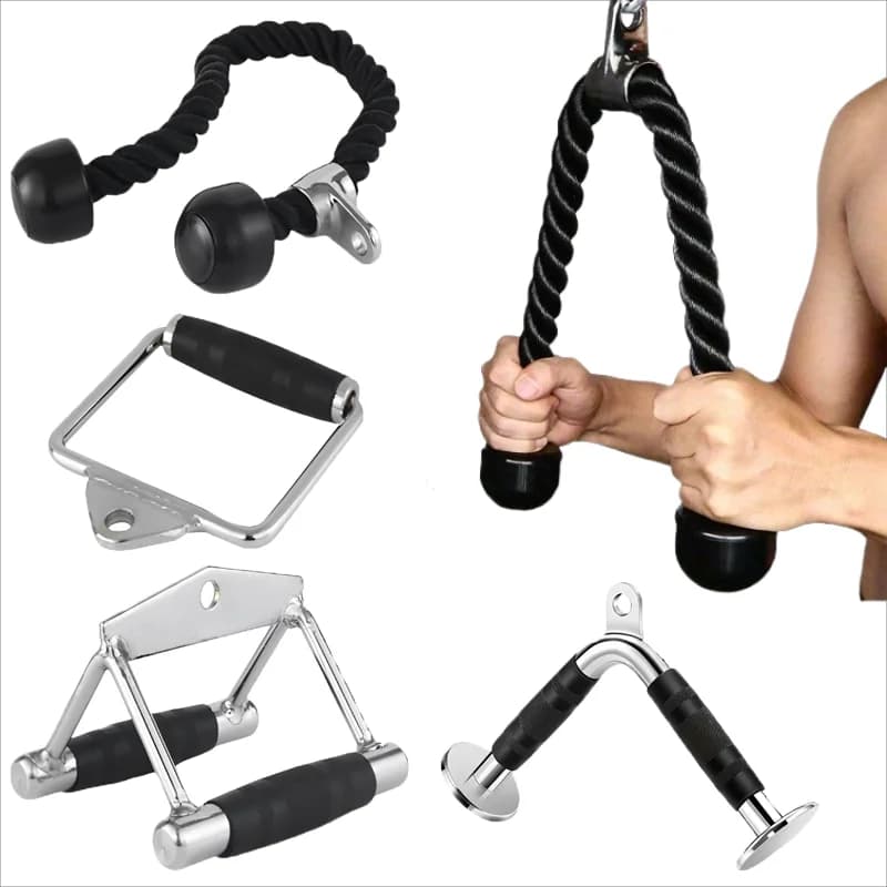 Portal frame Exercise equipment for biceps Double head Pull rope Gym accessories Tricep Lower press handles Side cutter