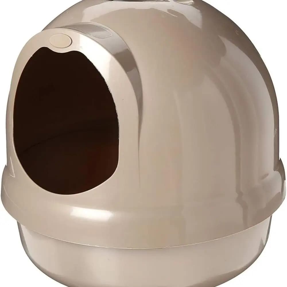 Lettiera per gatti Booda Dome per gatti da interno, titanio, prodotta negli Stati Uniti, taglia unica