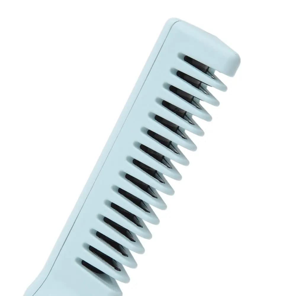 Mini Piastra per Capelli con Temperatura Regolabile, Anti-Scottatura, Ricaricabile USB-C, Pettine Lisciante Ricaricabile