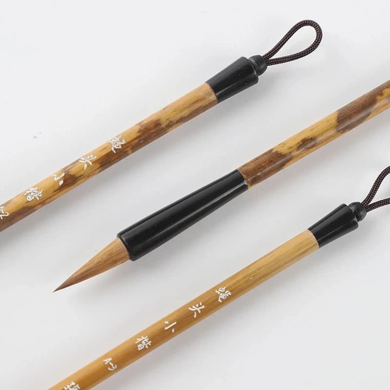 Weasel Hair Calligraphy Brush Set Small Regular Script Copying Scriptures Calligraphy Brush Chinese Painting Landscape Brush Pen