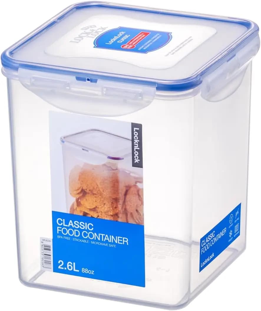 Airtight Containers for Foods with Covers, Without BPA, 11 Mugs for Dispense Organization, Transparent