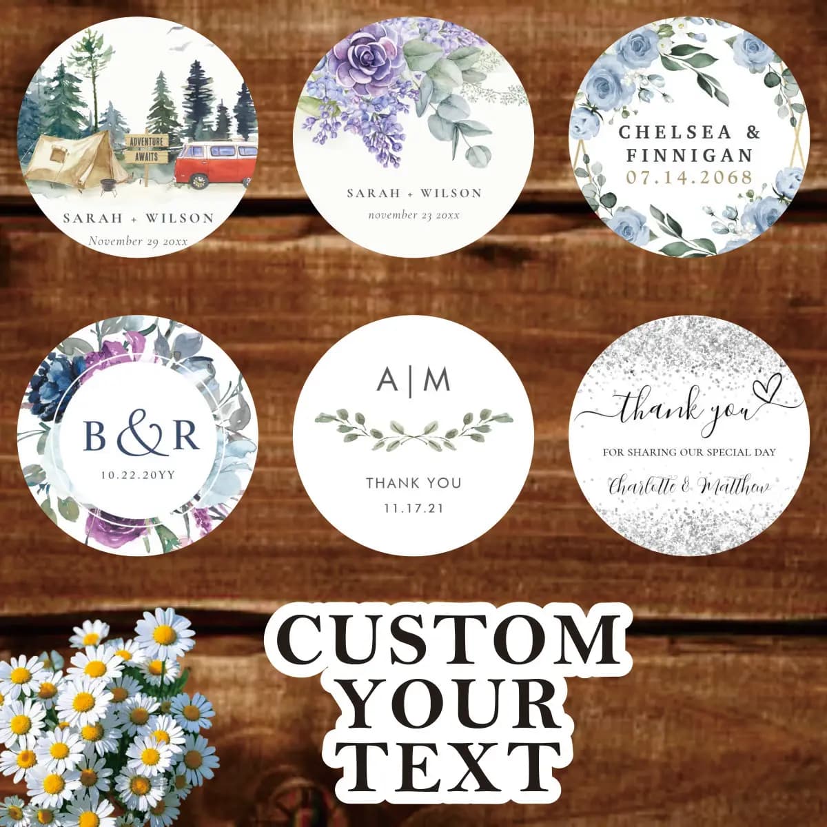 Decalcomanie su misura: creare adesivi personalizzati con logo caricato, foto o design, per laptop/auto/forniture per feste