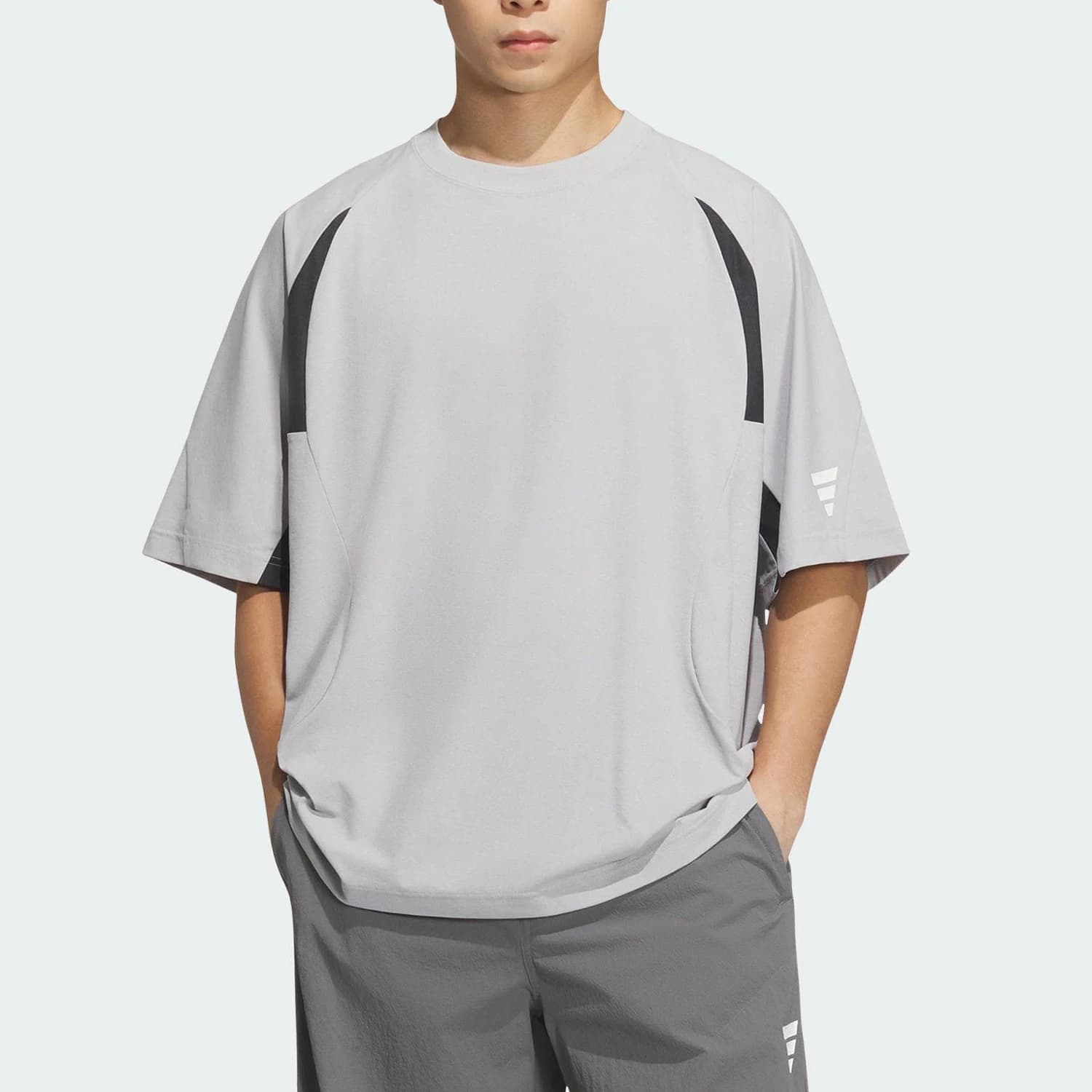 Adidas Authentic FOS T-SHIRT Men's Loose Knit Daily T-Shirt KB4620