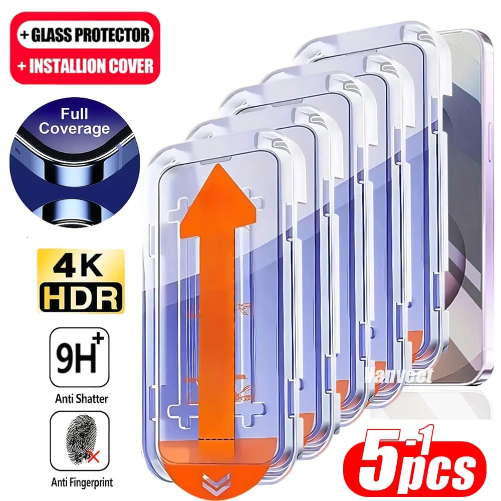 Pellicola salvaschermo in vetro temperato con rivestimento oleorepellente HD per Xiaomi Poco X6 X7 Pro F7 F6 F5 Pro X4 X3 X5 M6 Pro M5S M4 M3 F3