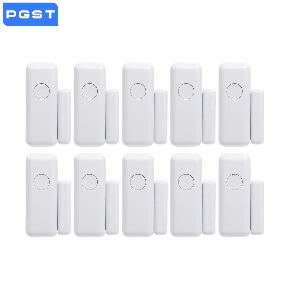 Sensore di Allarme Magnetico Wireless 433MHz per Porte e Finestre, Rilevatore per Sistema di Sicurezza Domestica Intelligente
