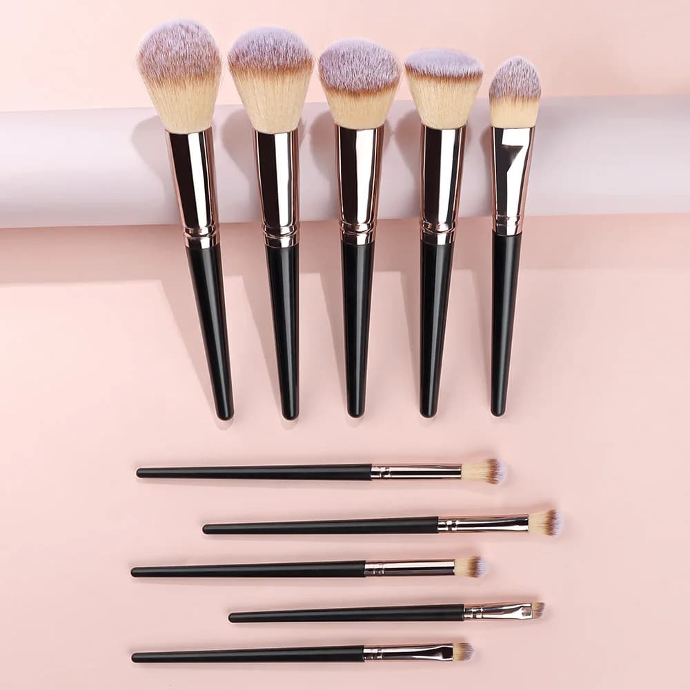 3-20 pieces professional makeup brush set for shady foundation, cosmetic powder, fard, contour brush, facial beauty tools