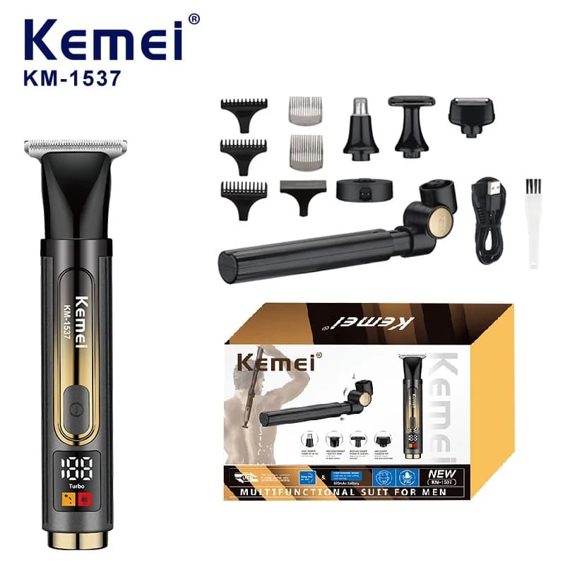 KEMEIProfessional Hair Cutting Machine Electric Hair Cutting Machine for Men Haircuts with Head Calva Haircuts Barber Trimmer Km-1537