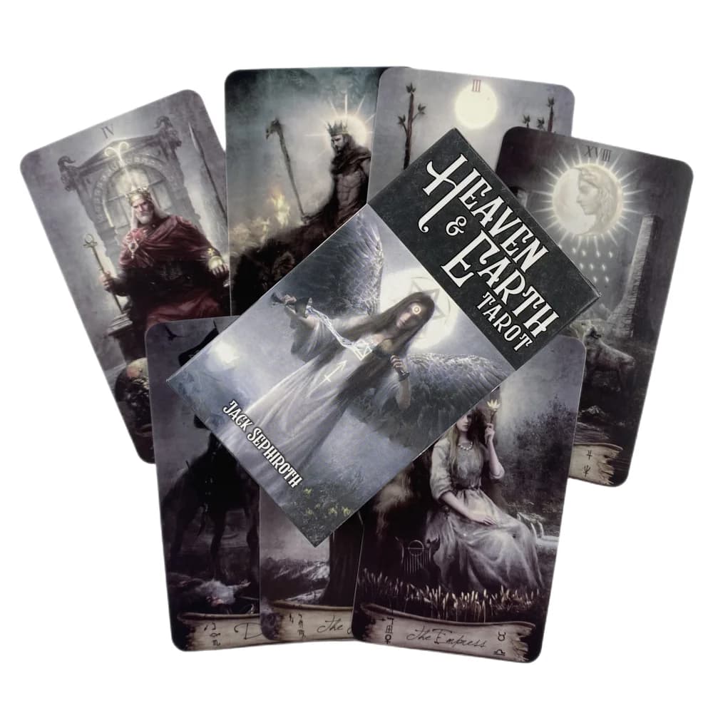 Vendita calda Heaven Earth Tarocchi Carta di intrattenimento per il tempo libero Raccolta di famiglia Mazzo di divinazione Tarocchi da tavolo Carte da gioco