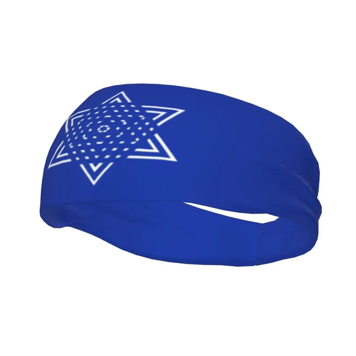 Fascia sportiva Israele Star Running Fitness Fascia assorbente per ciclismo Jog Benda per capelli
