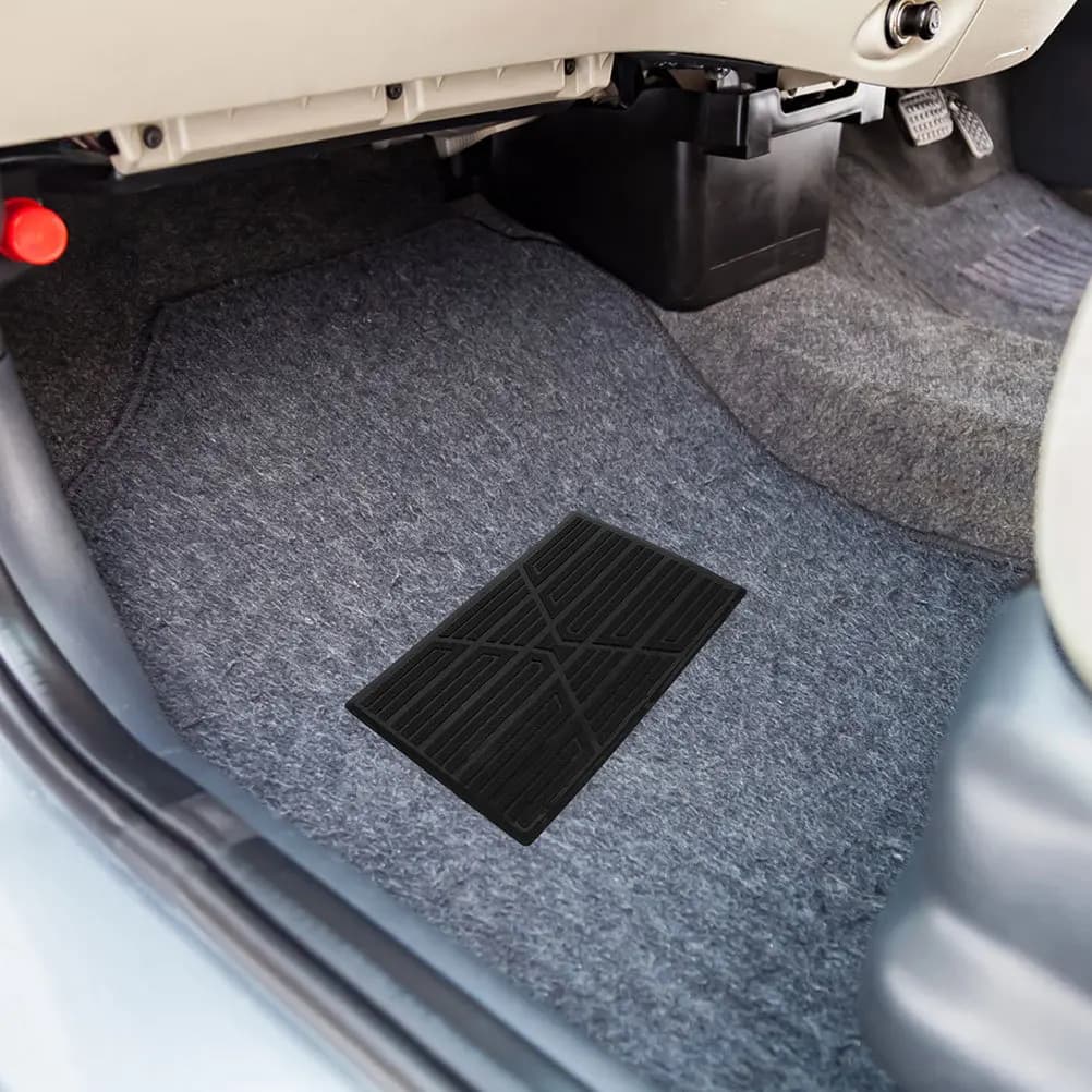 2 pcs car mat repair patch cover pedal rubber mat anti-slip protection for front seats rear car mats