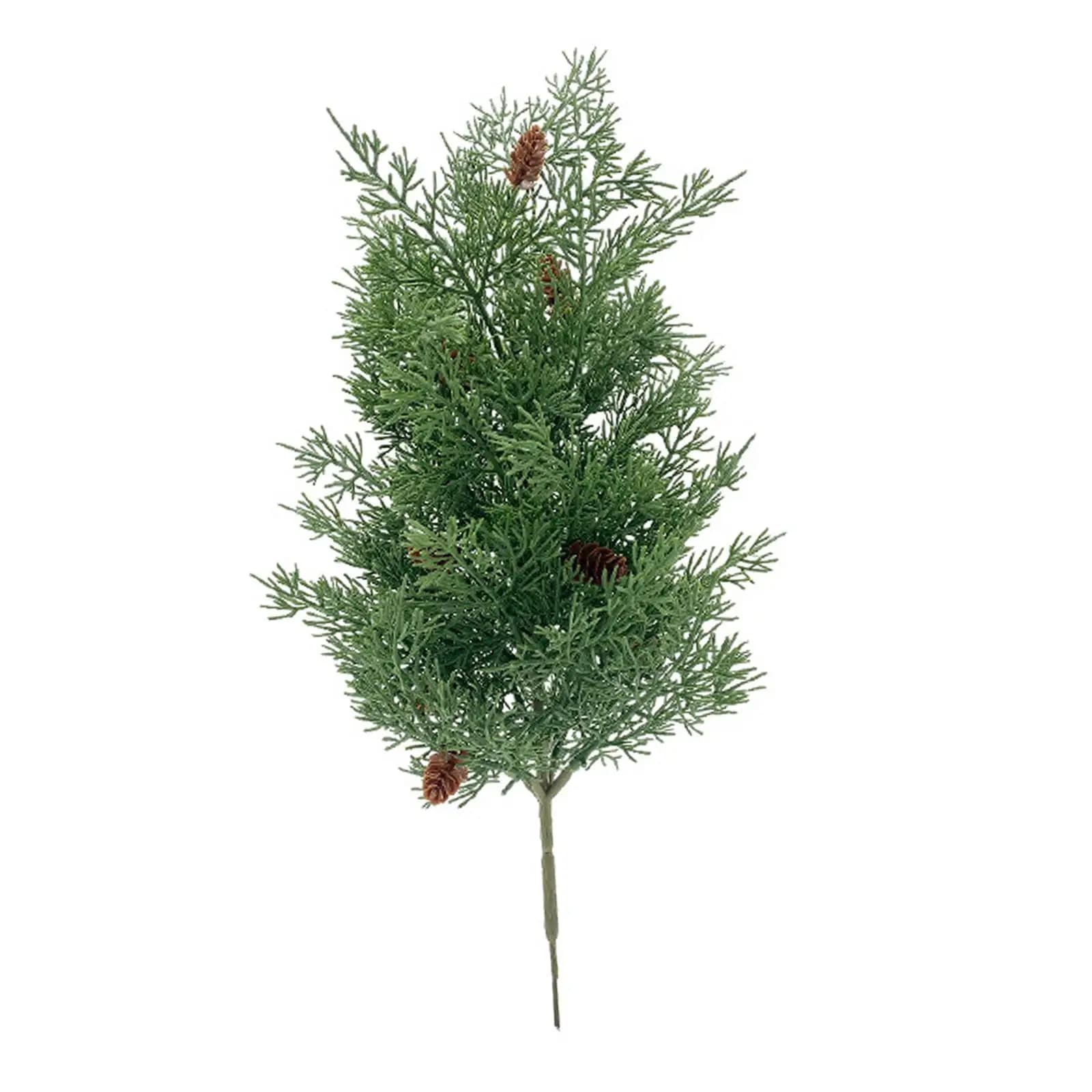 Artificial Plant Sprig DIY Garland Wreath Greenery for Desk Bedroom Garden