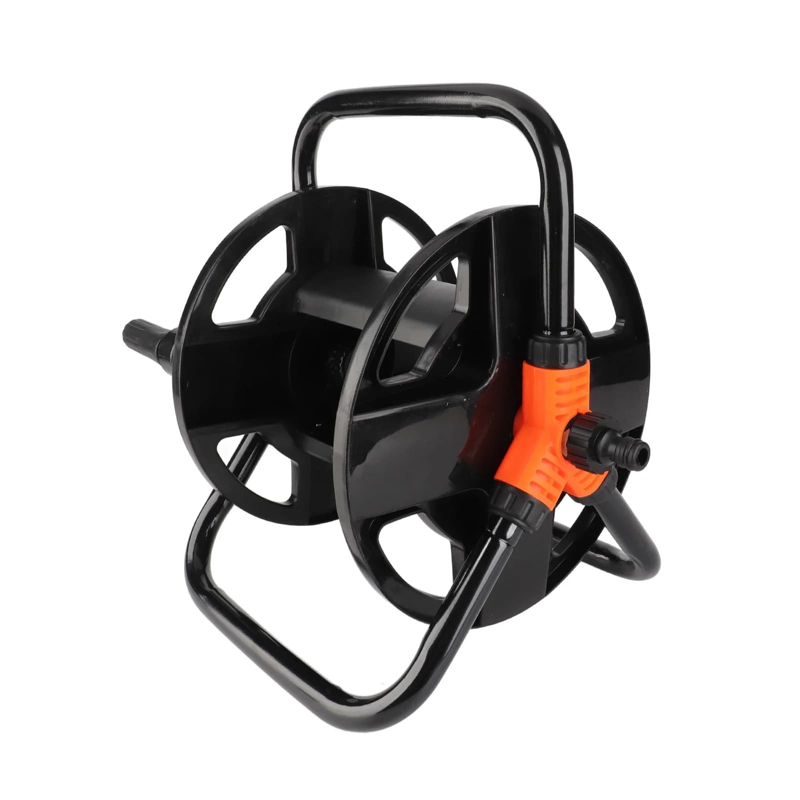 Avvolgitubo Fai-da-te Portatile, Supporto per Tubo dell'Acqua a Braccio Singolo, Avvolgitore per Tubi, Forniture da Giardino