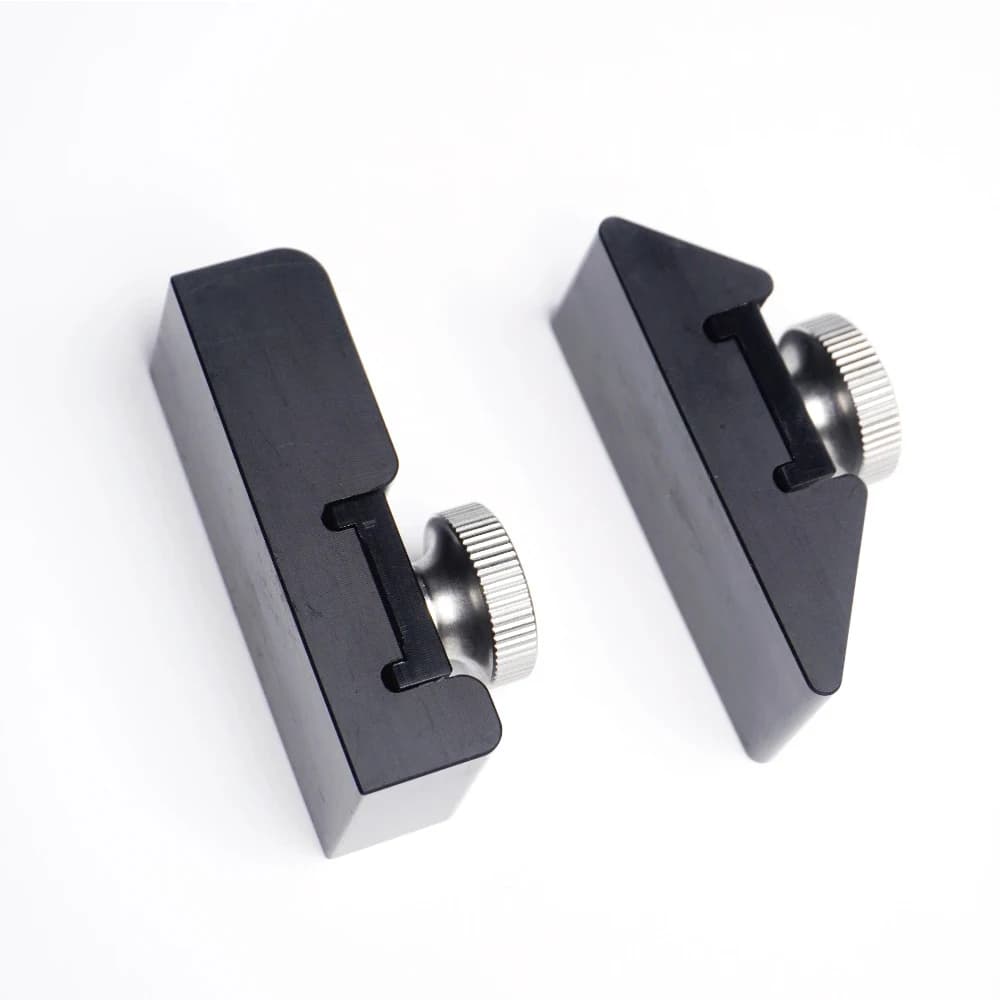 Strumento di levigatura per la lavorazione del legno Supporto per carta vetrata Clip POM Strumento di levigatura per angoli interni 4 forme Cuneo trapezoidale smussato quadrato