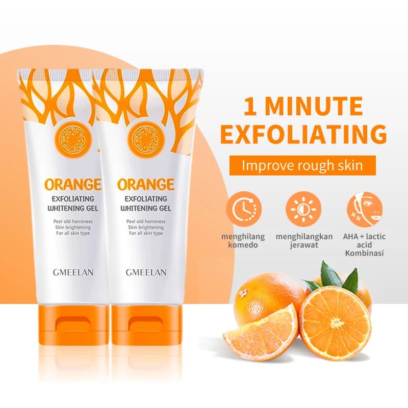 Exfoliating Gel Orange Removing Dead Spots Illumina peeling 50g Scrub delicate repair White moisturizing Hydrating Korean skin care