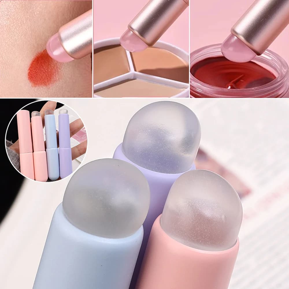 3/1pcs Pennello per labbra in silicone Pennello per correttore con copertura Applicatori per maschera per labbra Pennello per lucidalabbra Pennelli per rossetto Strumento di bellezza per trucco