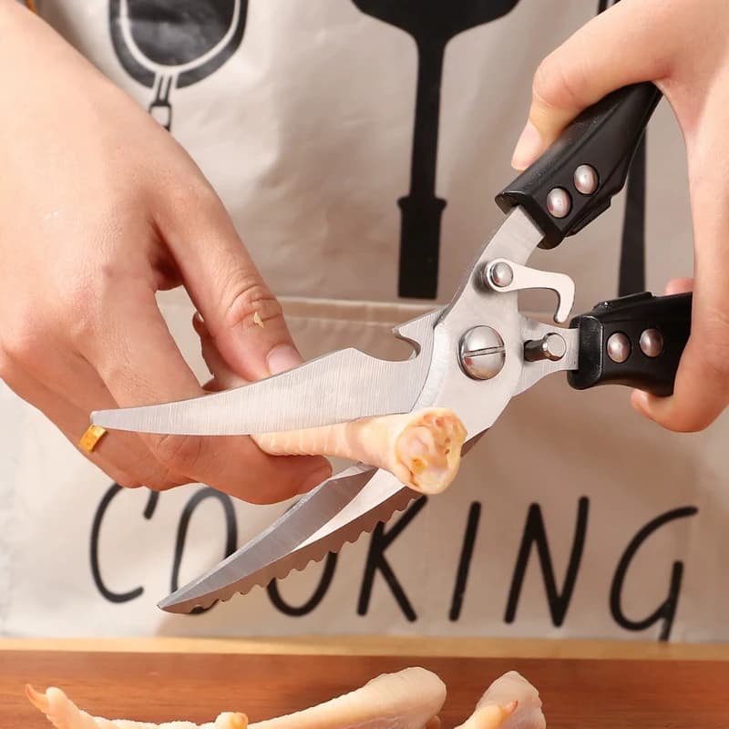 Kitchen scissors in stainless steel Kitchen Poultry Chicken Bone Fish Dusk Cooking knife Kitchen accessories