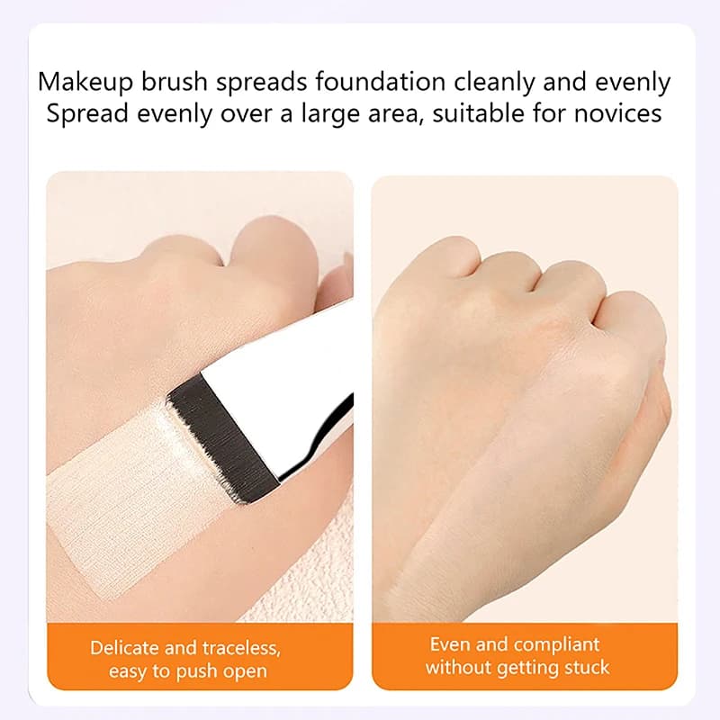 Brush for bottom Brush for bottom in cream Brush for contour plate Brush for face mask for women light and thin