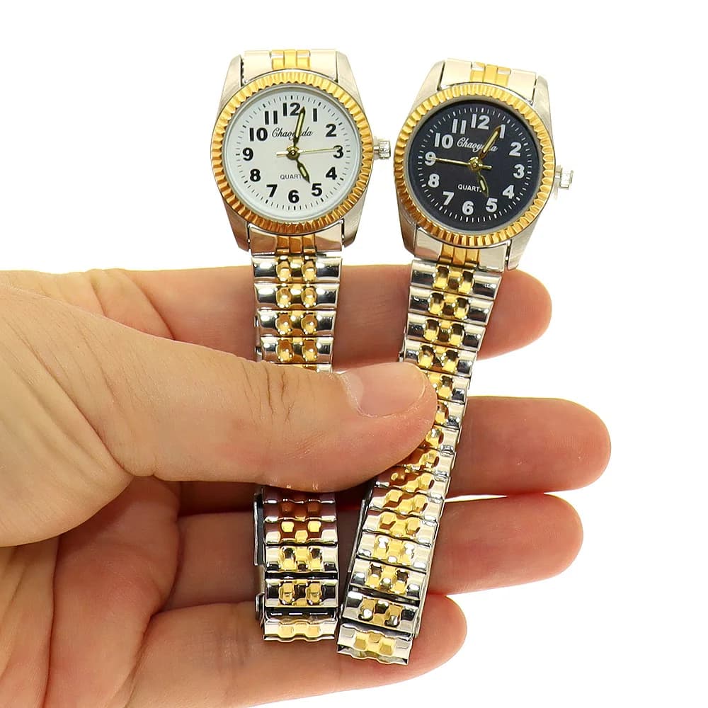 High Quality Business Sports Elastic Strap Stainless Steel Ladies Watches Fashion Quartz Watch For Women Gift