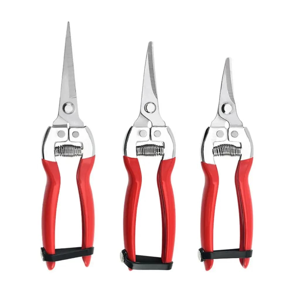 1Pcs Florist Scissor Tool Tree Pruning Shear Gardening Hand Pruner Garden Scissors Straight Leaf Trimmer Micro-Tip Pruning Snips