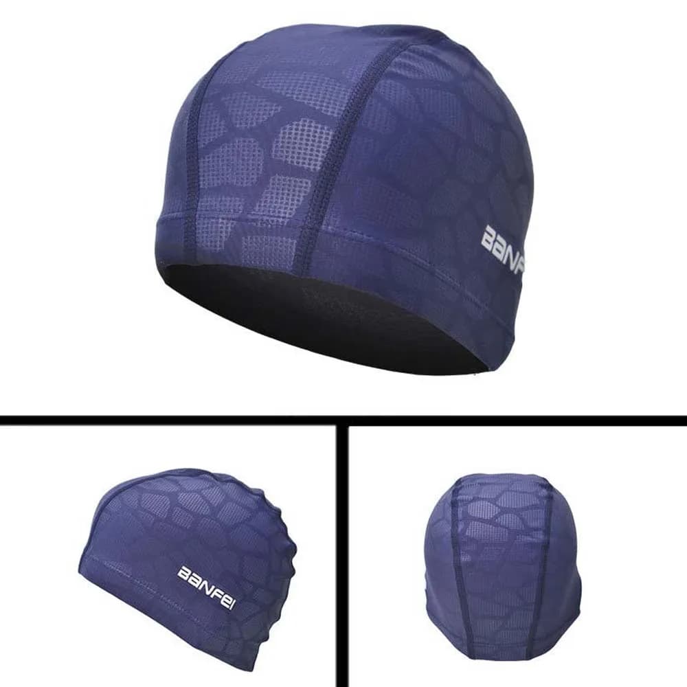 Long Hair Comfortable Fabric Turban High Elastic Bathing Waterproof Hat Swimming Caps Swim Pool Hat Diving Hat Ear Protect