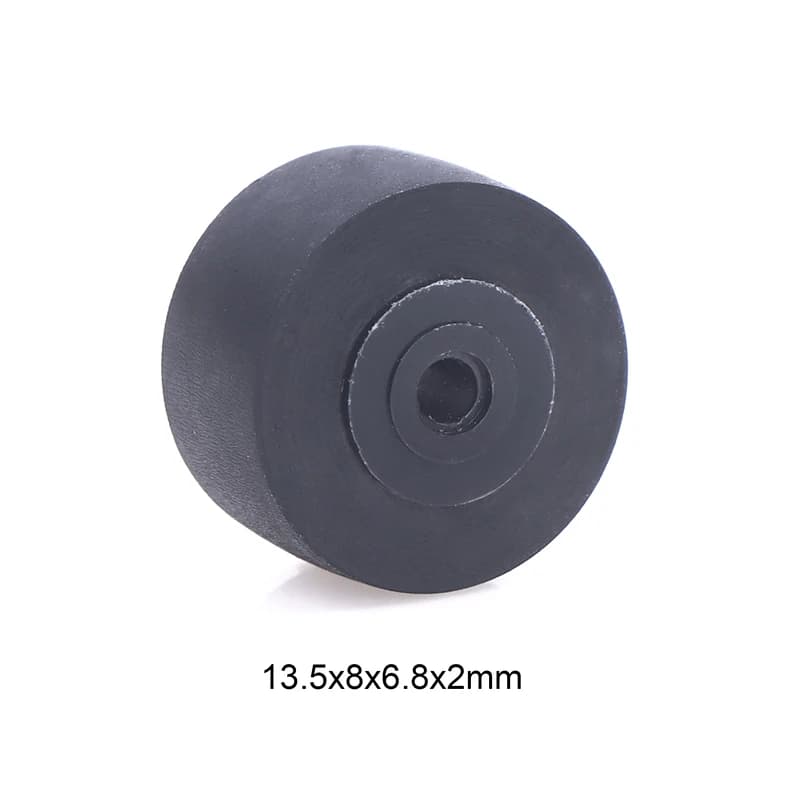 1Pc 13.5x8x6.8x2mm Gomma Pizzico Rullo Ruota Della Cinghia Per Registratore A Nastro Ponte Cassetta Movimento Radio Audio Drive Lettore accessori