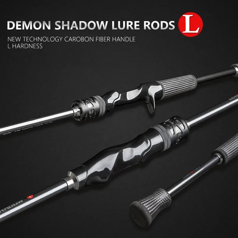 Canna da pesca Spinning magica 1.68M 1.8M 1.98M 2.1M Canna da pesca ad azione rapida moderata Richiamo 2-10g Linea 2-10lb Canna da lancio leggero