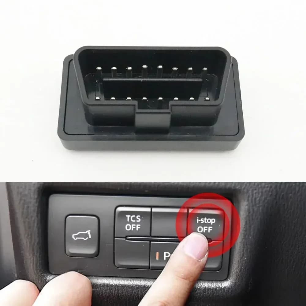 Arresto automatico Avviamento Motore Sistema di annullamento I-stop Spegnimento Spina sensore di controllo per Mazda CX-3 CX-5 CX-8 6 Atenza 3 Axela BP