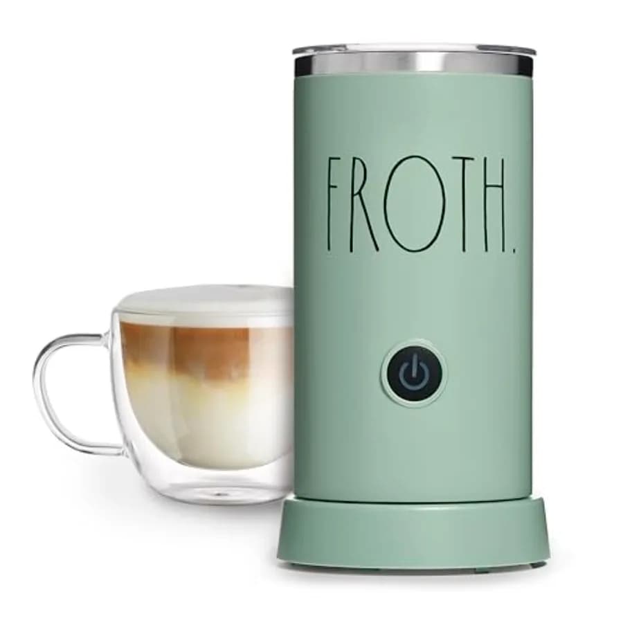 Montalatte Elettrico - Elegant Montalatte and Scaldalatte Automatic, Crea Schiuma Calda e Fredda per Caffè e Latte