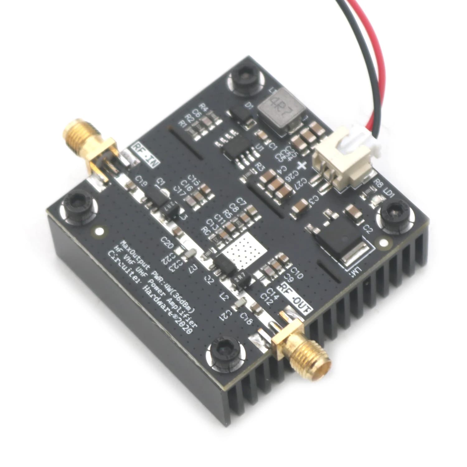 1Mhz-800Mhz 4W VHF UHF RF amplificatore di potenza Ham Radio HF trasmettitore FM Walkie Talkie onda corta 868M 915M LORA Helium Miner SDR