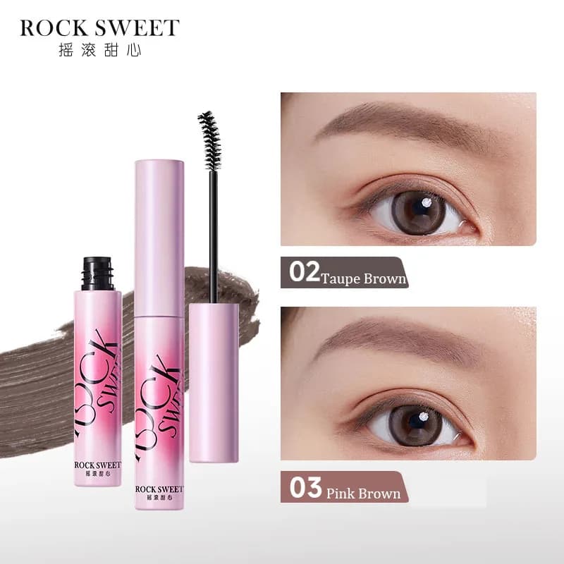 ROCK SWEET Eyebrow Tincture 3D Mascara Waterproof Natural Eyebrow Gel Long-Term Eyebrow Makeup
